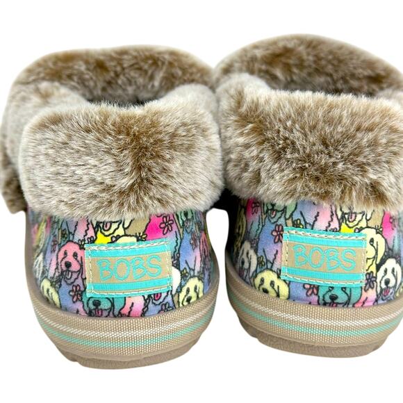 BOB’S by Sketchers Labradoodle Dog Faux Shearling lined Slippers - NWOT - Picture 6 of 8